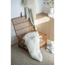 Dansmamaison Set De 2 Coffre Rotin Miel Jaune - L 77 X L 57 X H 39 Cm -magasin Vente-unique set de 2 coffre rotin miel jaune l 77 x l 57 x h 39 cm 11522648 30185606 1140x1140