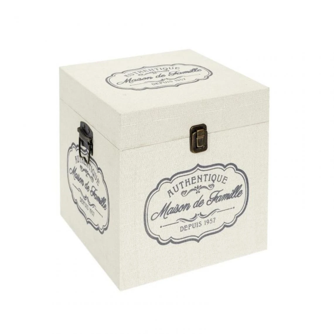 The Home Deco Factory Set De 3 Malles En Bois Charme. 7 The Home Deco Factory Set De 3 Malles En Bois Charme. – Image 5