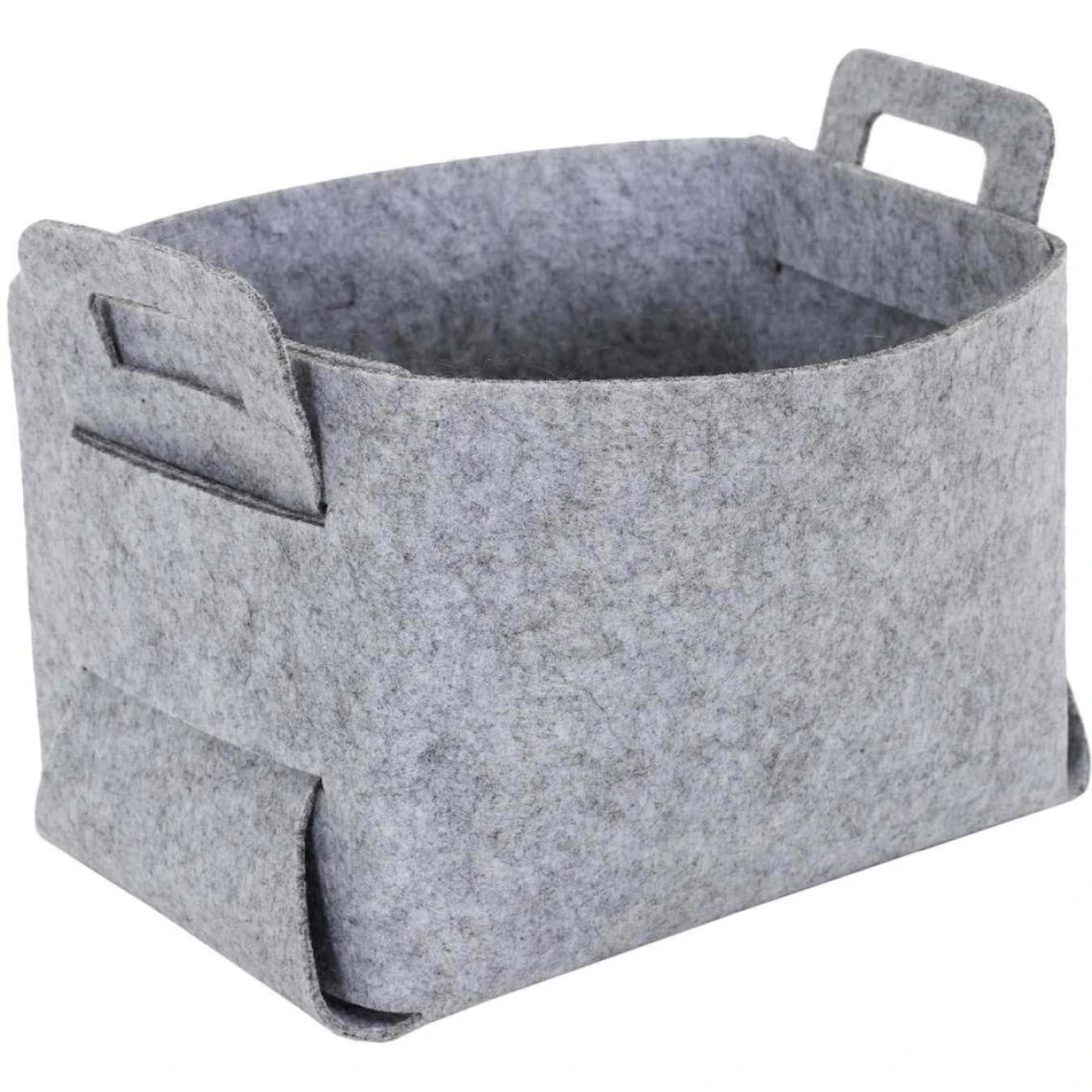 The Home Deco Factory Set De 3 Paniers De Rangement Pliable En Feutrine. 5 The Home Deco Factory Set De 3 Paniers De Rangement Pliable En Feutrine. – Image 3