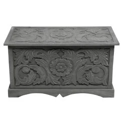 MENZZO Coffre De Rangement Tatara Gris