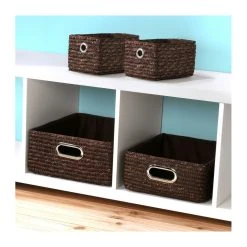 Casame Tiroir En Paille Tressé Chocolat - Grand Modèle 7 Casame Tiroir En Paille Tressé Chocolat - Grand Modèle -magasin Vente-unique tiroir tresse chocolat moyen modele 2