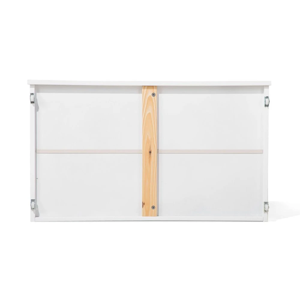 Beliani 2 Tiroirs Blancs En Bois RUMILLY - Blanc 7 Beliani 2 Tiroirs Blancs En Bois RUMILLY - Blanc – Image 5