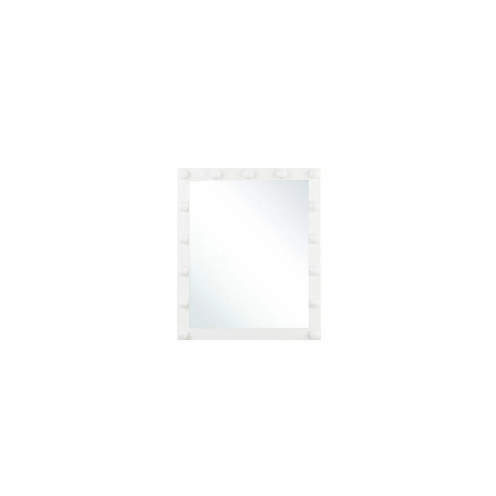 Beliani Miroir Blanc 40 X 50 Cm Avec LED ODENAS - Blanc 3 Beliani Miroir Blanc 40 X 50 Cm Avec LED ODENAS - Blanc