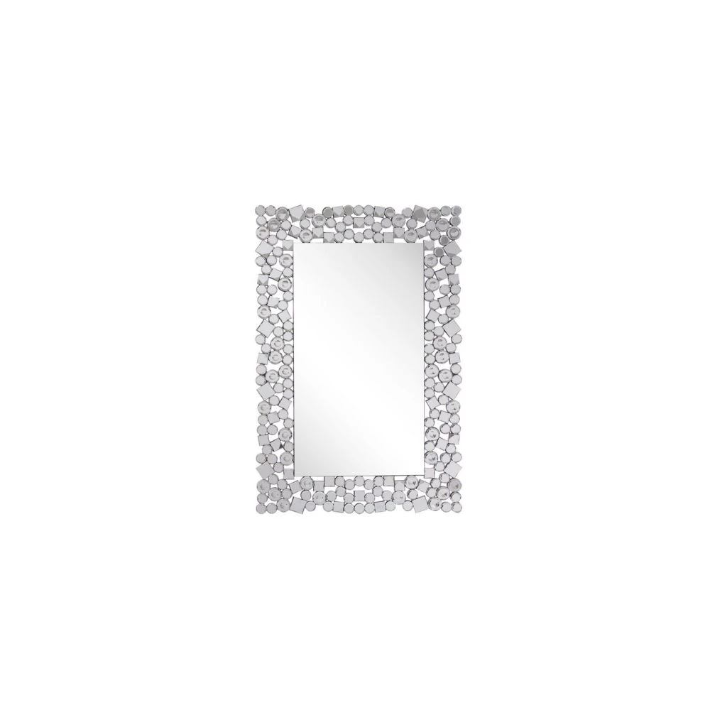 Beliani Miroir Mural Argenté 60 X 90 Cm MERNEL - Argent 3 Beliani Miroir Mural Argenté 60 X 90 Cm MERNEL - Argent