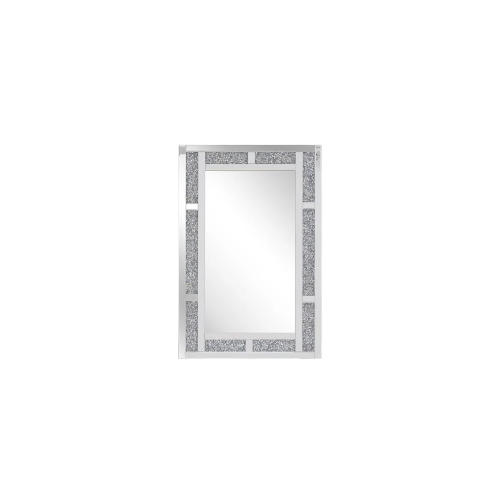 Beliani Miroir Mural Argenté 60 X 90 Cm AVRILLE - Argent 3 Beliani Miroir Mural Argenté 60 X 90 Cm AVRILLE - Argent