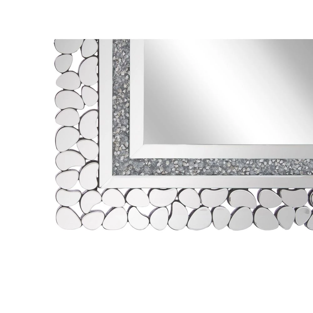 Beliani Miroir Mural Argenté 60 X 90 Cm PABU - Argent 6 Beliani Miroir Mural Argenté 60 X 90 Cm PABU - Argent – Image 4