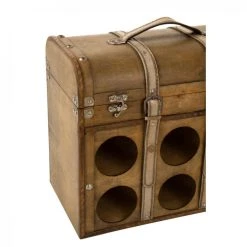 Dansmamaison Valise Vin 6 Bouteilles Bois Beige - L 42,5 X L 24 X H 38,5 Cm -magasin Vente-unique valise vin 6 bouteilles bois beige l 425 x l 24 x h 385 cm 11522660 30185658 1140x1140