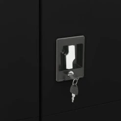 VidaXL Armoire à Casiers Noir 90x40x180 Cm Acier -magasin Vente-unique vidaxl armoire a casiers noir 90x40x180 cm acier 11944062 31639426 1140x1140