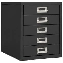 VidaXL Armoire De Bureau Anthracite 28x35x35 Cm Métal