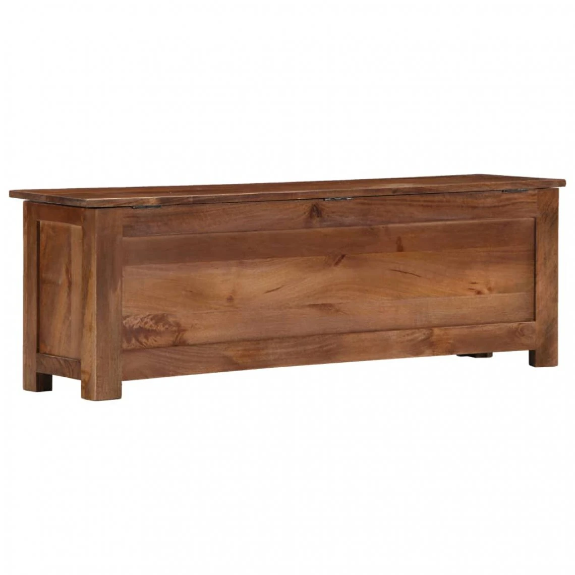 VidaXL Boîte De Rangement 120x30x40 Cm Bois De Manguier Solide 7 VidaXL Boîte De Rangement 120x30x40 Cm Bois De Manguier Solide – Image 5