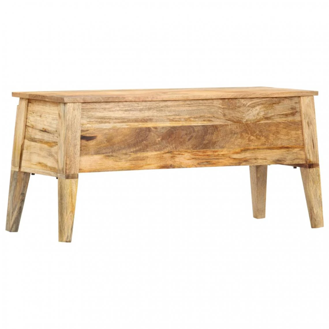 VidaXL Boîte De Rangement 99x35x48 Cm Bois De Manguier Solide 3 VidaXL Boîte De Rangement 99x35x48 Cm Bois De Manguier Solide