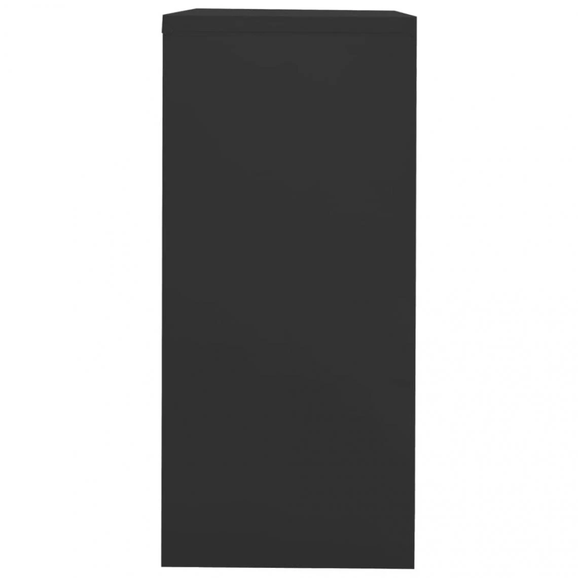 VidaXL Classeur Anthracite 90x46x103 Cm Acier 6 VidaXL Classeur Anthracite 90x46x103 Cm Acier – Image 4
