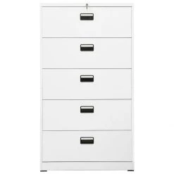 VidaXL Classeur Blanc 90x46x164 Cm Acier 9 VidaXL Classeur Blanc 90x46x164 Cm Acier -magasin Vente-unique vidaxl classeur blanc 90x46x164 cm acier 11944152 31639878 1140x1140