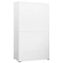 VidaXL Classeur Blanc 90x46x164 Cm Acier 11 VidaXL Classeur Blanc 90x46x164 Cm Acier -magasin Vente-unique vidaxl classeur blanc 90x46x164 cm acier 11944152 31639882 1140x1140