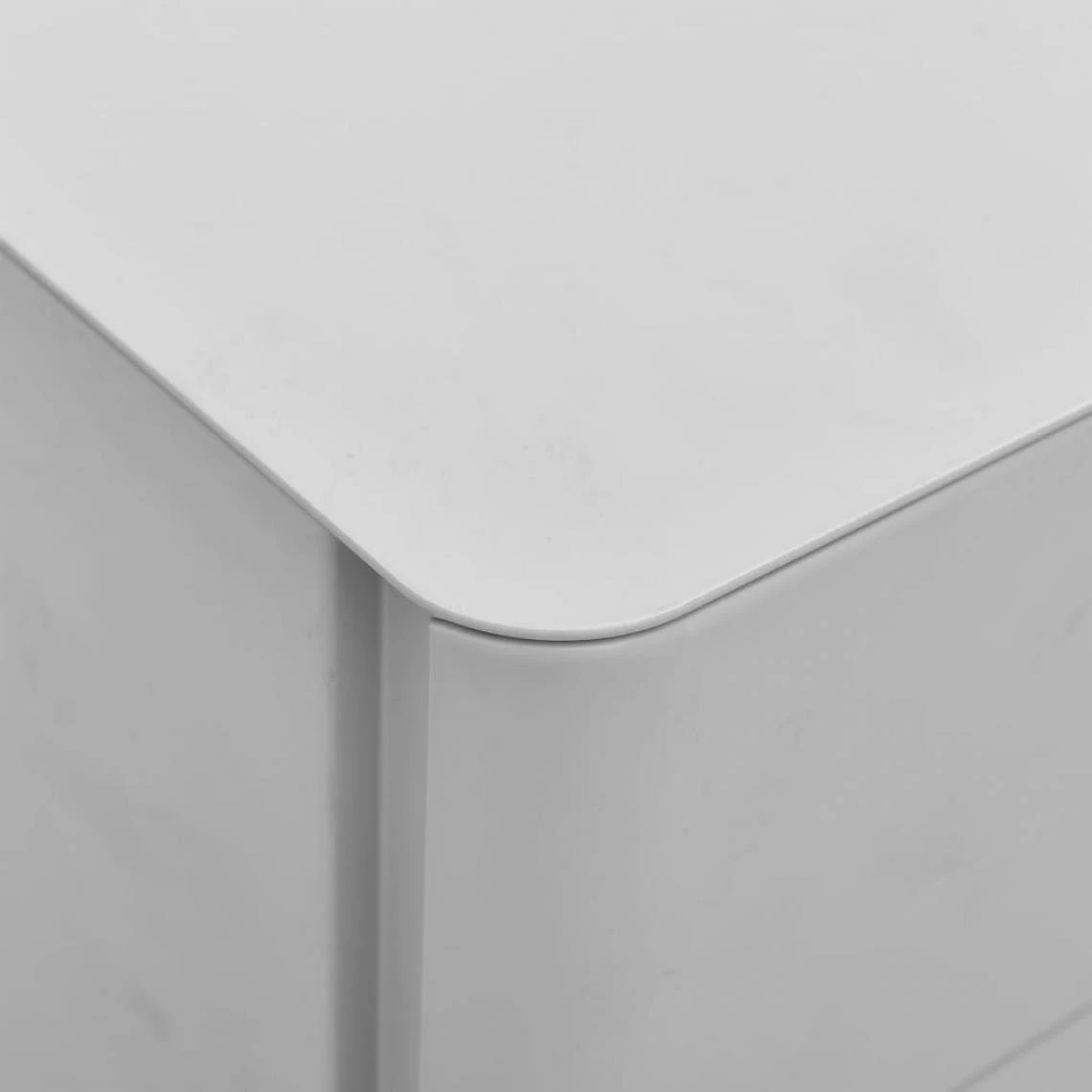 VidaXL Classeur Mobile Gris Clair 30x45x59 Cm Acier 5 VidaXL Classeur Mobile Gris Clair 30x45x59 Cm Acier – Image 3