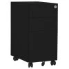 VidaXL Classeur Mobile Noir 30x45x59 Cm Acier -magasin Vente-unique vidaxl classeur mobile noir 30x45x59 cm acier 11944112 31639674 1140x1140