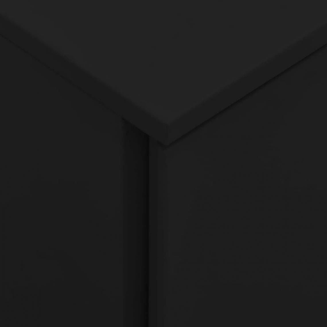 VidaXL Classeur Mobile Noir 39x45x60 Cm Acier 4 VidaXL Classeur Mobile Noir 39x45x60 Cm Acier – Image 2