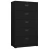 VidaXL Classeur Noir 90x46x164 Cm Acier -magasin Vente-unique vidaxl classeur noir 90x46x164 cm acier 11944150 31639864 1140x1140
