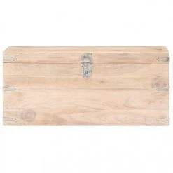 VidaXL Coffre 90x40x40 Cm Bois D'acacia Solide 9 VidaXL Coffre 90x40x40 Cm Bois D'acacia Solide -magasin Vente-unique vidaxl coffre 90x40x40 cm bois dacacia solide 10601652 27572480 1140x1140