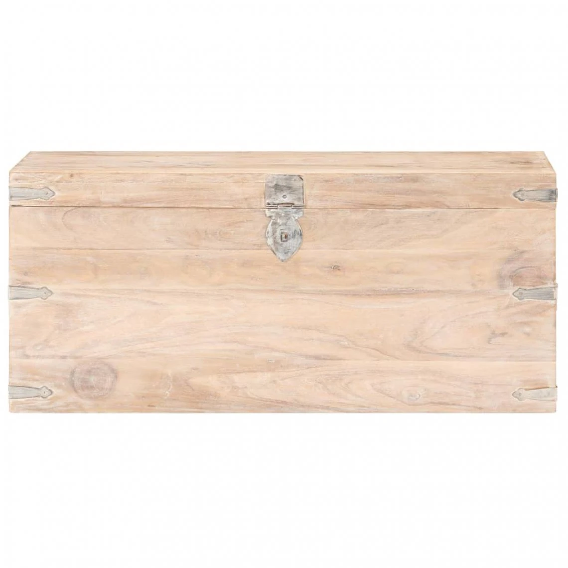 VidaXL Coffre 90x40x40 Cm Bois D'acacia Solide 5 VidaXL Coffre 90x40x40 Cm Bois D'acacia Solide – Image 3