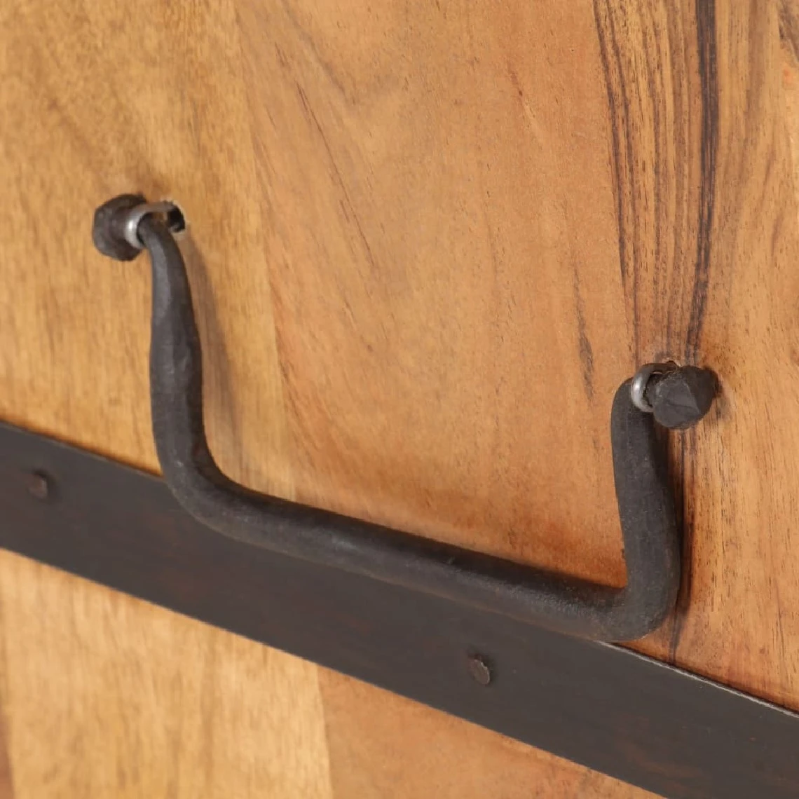 VidaXL Coffre 90x40x40 Cm Bois D'acacia Solide 5 VidaXL Coffre 90x40x40 Cm Bois D'acacia Solide – Image 3