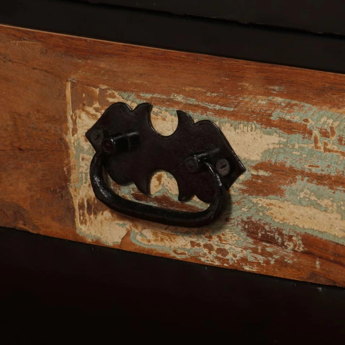 VidaXL Coffre Bois Solide De Récupération 60x60x35 Cm 5 VidaXL Coffre Bois Solide De Récupération 60x60x35 Cm – Image 3