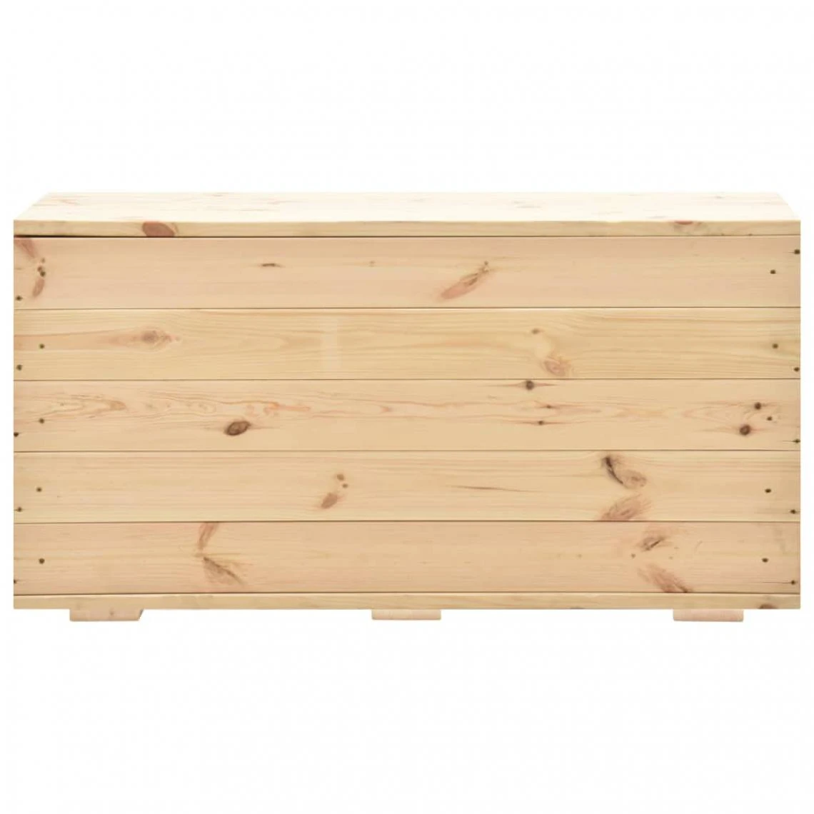 VidaXL Coffre De Rangement 100x54x50,7 Cm Bois De Pin Massif 6 VidaXL Coffre De Rangement 100x54x50,7 Cm Bois De Pin Massif – Image 4
