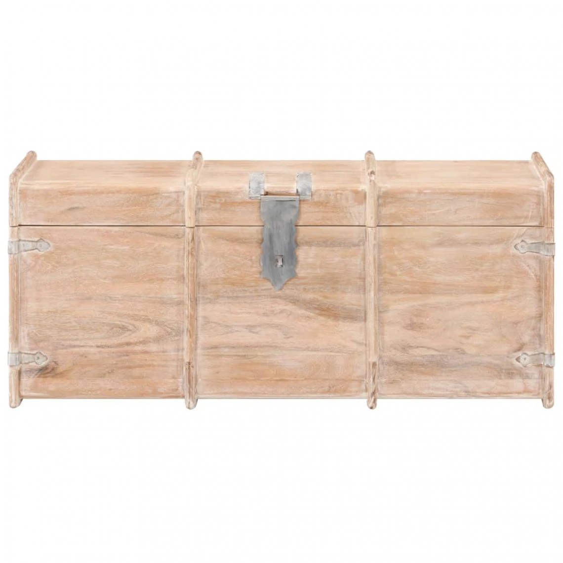 VidaXL Coffre De Rangement 90x40x40 Cm Bois D'acacia Solide 6 VidaXL Coffre De Rangement 90x40x40 Cm Bois D'acacia Solide – Image 4