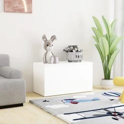 VidaXL Coffre De Rangement Blanc 84x42x46 Cm Bois D'ingénierie 10 VidaXL Coffre De Rangement Blanc 84x42x46 Cm Bois D'ingénierie -magasin Vente-unique vidaxl coffre de rangement blanc 84x42x46 cm agglomere 11565260 30344592 1140x1140