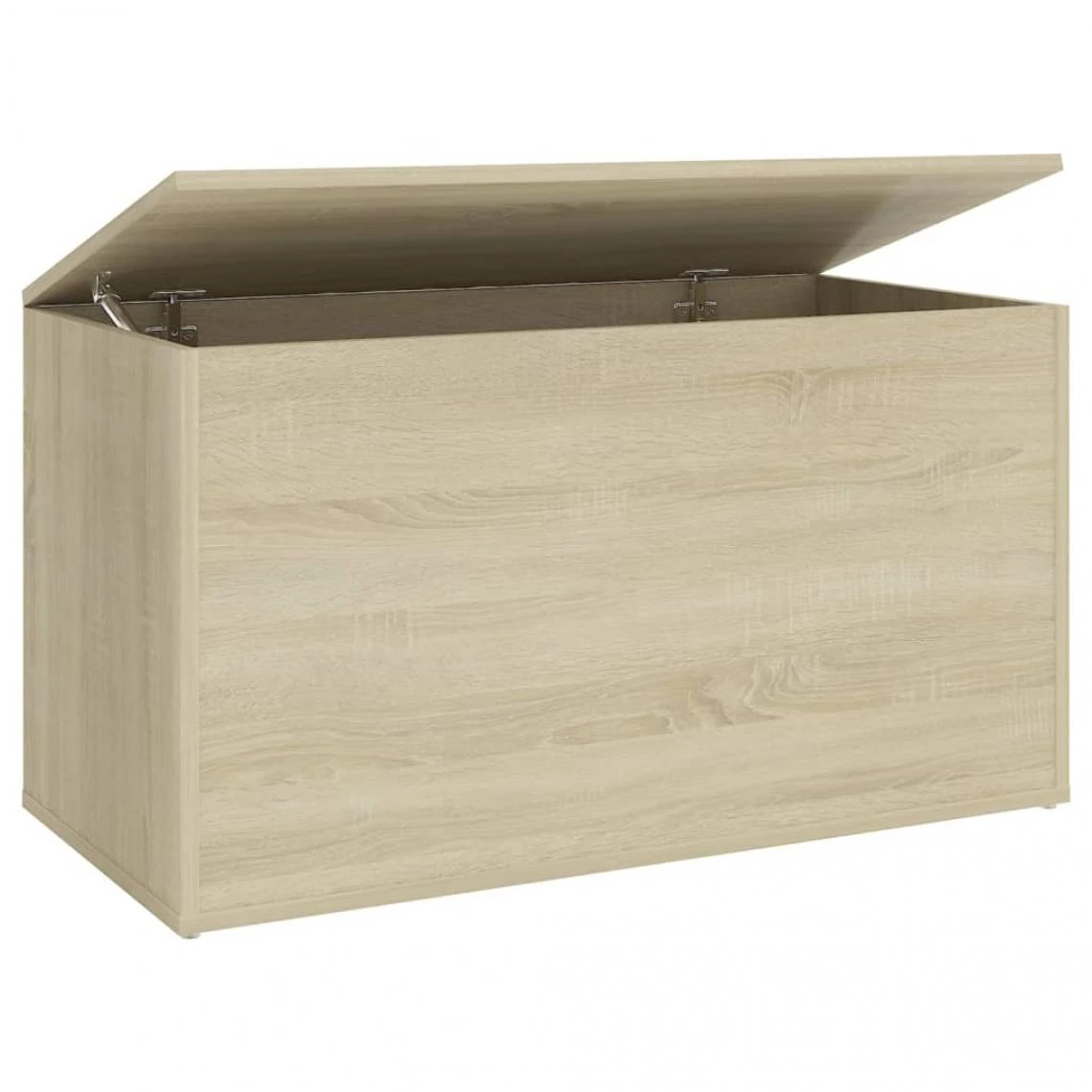 VidaXL Coffre De Rangement Chêne Sonoma 84x42x46 Cm Bois D'ingénieri... 4 VidaXL Coffre De Rangement Chêne Sonoma 84x42x46 Cm Bois D'ingénieri... – Image 2