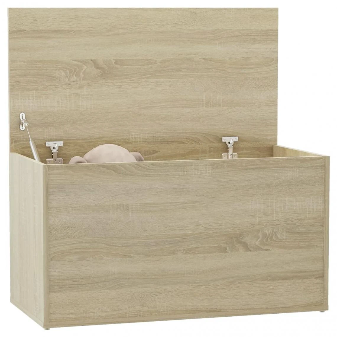 VidaXL Coffre De Rangement Chêne Sonoma 84x42x46 Cm Bois D'ingénieri... 5 VidaXL Coffre De Rangement Chêne Sonoma 84x42x46 Cm Bois D'ingénieri... – Image 3