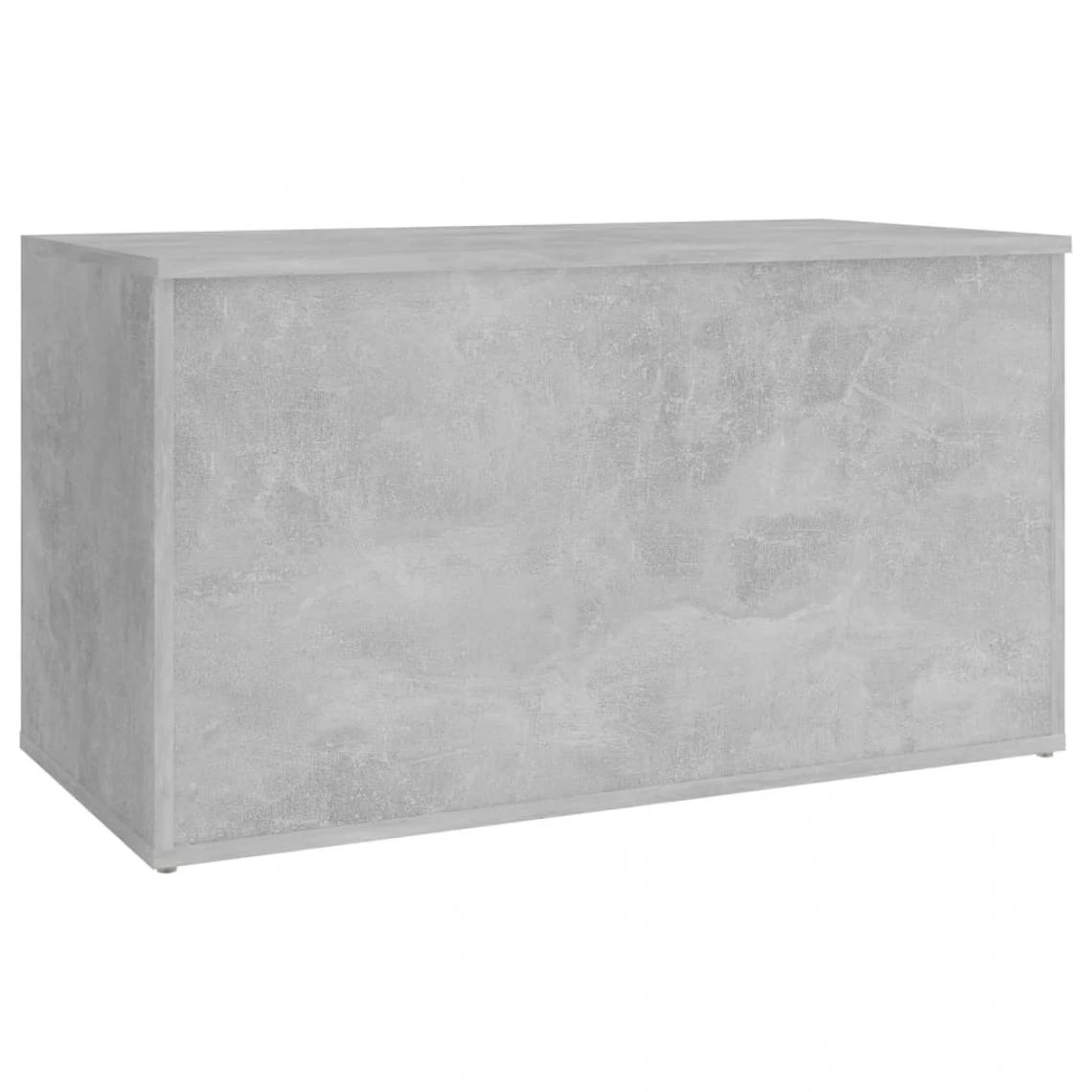 VidaXL Coffre De Rangement Gris Béton 84x42x46 Cm Bois D'ingénierie 7 VidaXL Coffre De Rangement Gris Béton 84x42x46 Cm Bois D'ingénierie – Image 5