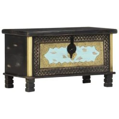 VidaXL Coffre De Rangement Noir 80x40x45 Cm Bois De Manguier Massif 9 VidaXL Coffre De Rangement Noir 80x40x45 Cm Bois De Manguier Massif -magasin Vente-unique vidaxl coffre de rangement noir 80x40x45 cm bois de manguier 9734500 317056 6 1140x1140