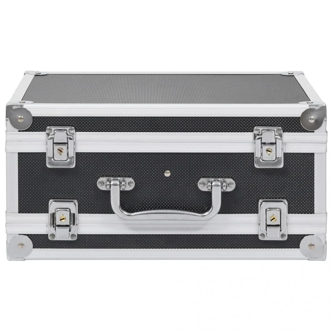 VidaXL Mallette Pour Arme à Feu Aluminium ABS Noir 6 VidaXL Mallette Pour Arme à Feu Aluminium ABS Noir – Image 4