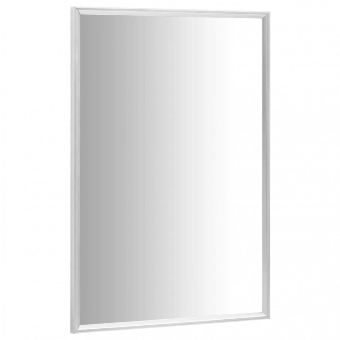 VidaXL Miroir Argenté 60x40 Cm 4 VidaXL Miroir Argenté 60x40 Cm – Image 2