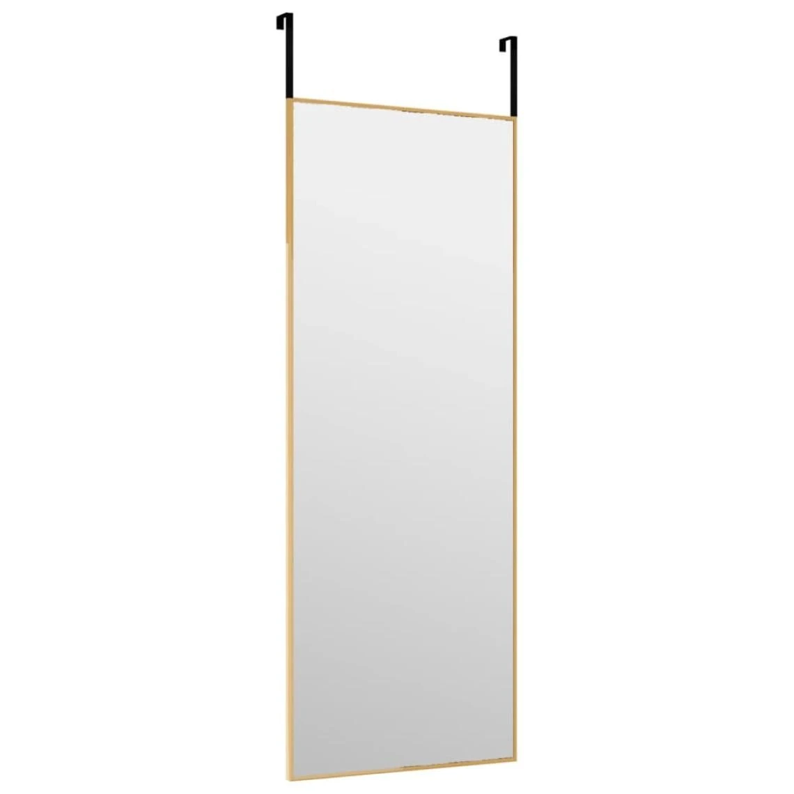 VidaXL Miroir De Porte Doré 30x80 Cm Verre Et Aluminium 5 VidaXL Miroir De Porte Doré 30x80 Cm Verre Et Aluminium – Image 3