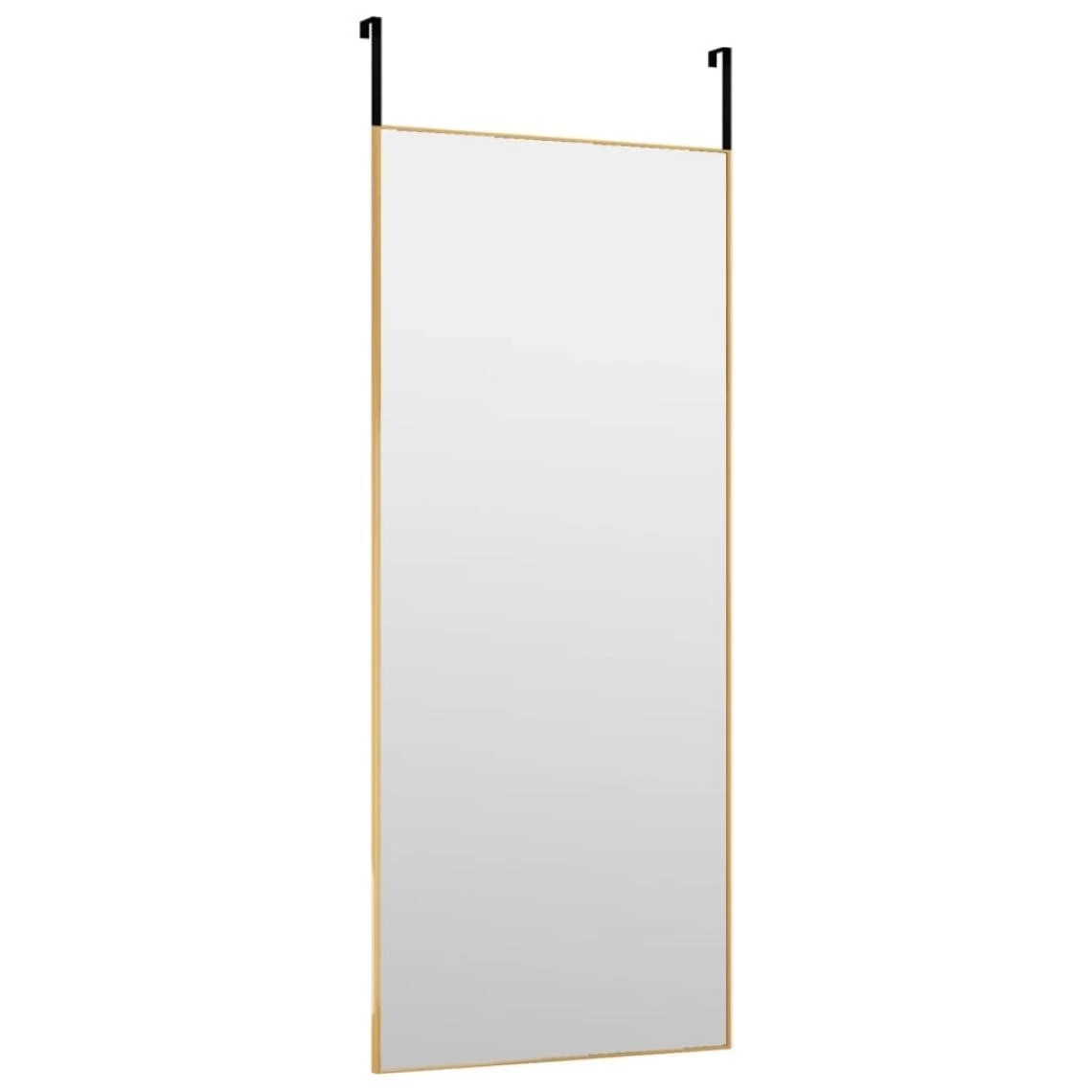 VidaXL Miroir De Porte Doré 40x100 Cm Verre Et Aluminium 5 VidaXL Miroir De Porte Doré 40x100 Cm Verre Et Aluminium – Image 3