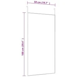 VidaXL Miroir De Porte Noir 50x100 Cm Verre Et Aluminium -magasin Vente-unique vidaxl miroir de porte noir 50x100 cm verre et aluminium 13701302 37785546 1140x1140