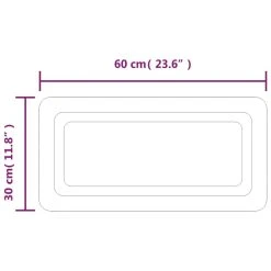 VidaXL Miroir De Salle De Bain à LED 30x60 Cm 10 VidaXL Miroir De Salle De Bain à LED 30x60 Cm -magasin Vente-unique vidaxl miroir de salle de bain a led 30x60 cm 14116360 39333900 1140x1140