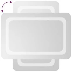 VidaXL Miroir De Salle De Bain à LED 40x60 Cm -magasin Vente-unique vidaxl miroir de salle de bain a led 40x60 cm 14116356 39333876 1140x1140