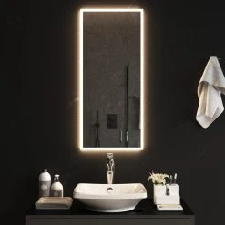 VidaXL Miroir De Salle De Bain à LED 40x90 Cm 8 VidaXL Miroir De Salle De Bain à LED 40x90 Cm -magasin Vente-unique vidaxl miroir de salle de bain a led 40x90 cm 14116424 39334144 1140x1140