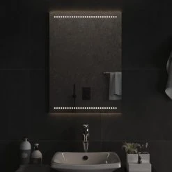 VidaXL Miroir De Salle De Bain à LED 50x70 Cm -magasin Vente-unique vidaxl miroir de salle de bain a led 50x70 cm 14113322 39320076 1140x1140