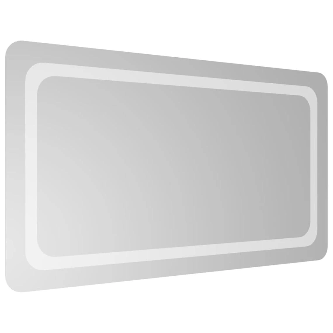 VidaXL Miroir De Salle De Bain à LED 50x90 Cm 4 VidaXL Miroir De Salle De Bain à LED 50x90 Cm – Image 2