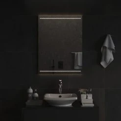 VidaXL Miroir De Salle De Bain à LED 60x80 Cm -magasin Vente-unique vidaxl miroir de salle de bain a led 60x80 cm 14116536 39334596 1140x1140