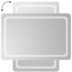 VidaXL Miroir De Salle De Bain à LED 60x90 Cm 9 VidaXL Miroir De Salle De Bain à LED 60x90 Cm -magasin Vente-unique vidaxl miroir de salle de bain a led 60x90 cm 14116206 39333300 1140x1140