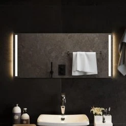 VidaXL Miroir De Salle De Bain à LED 90x40 Cm