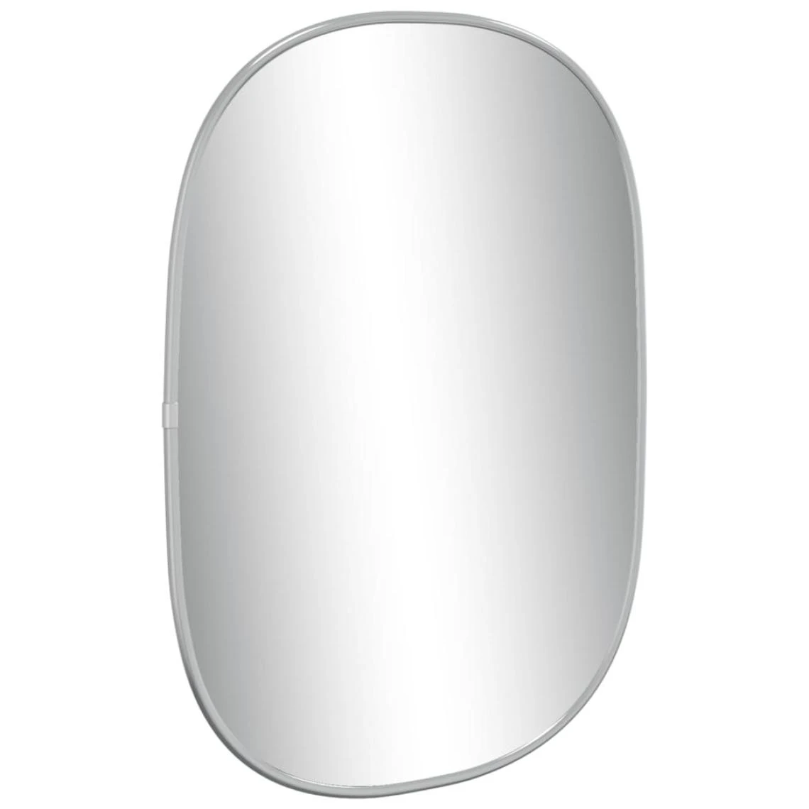 VidaXL Miroir Mural Argenté 50x35 Cm 4 VidaXL Miroir Mural Argenté 50x35 Cm – Image 2