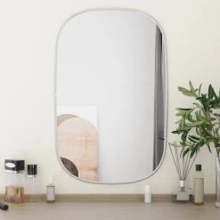 VidaXL Miroir Mural Argenté 70x45 Cm