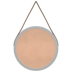 VidaXL Miroir Mural Avec Sangle Argenté Ø 35 Cm -magasin Vente-unique vidaxl miroir mural avec sangle argente 35 cm 14116436 39334202 1140x1140