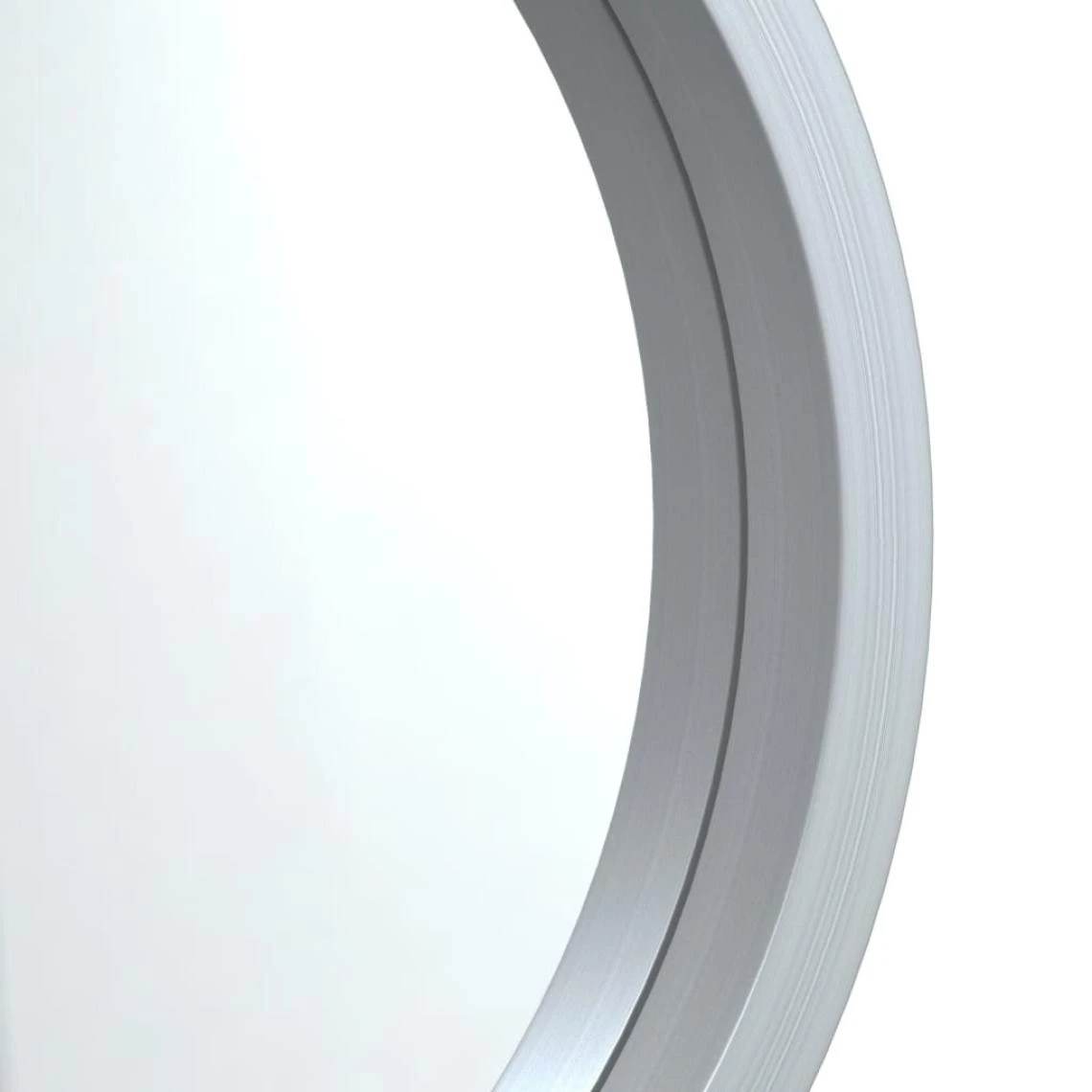 VidaXL Miroir Mural Avec Sangle Argenté Ø 45 Cm 6 VidaXL Miroir Mural Avec Sangle Argenté Ø 45 Cm – Image 4